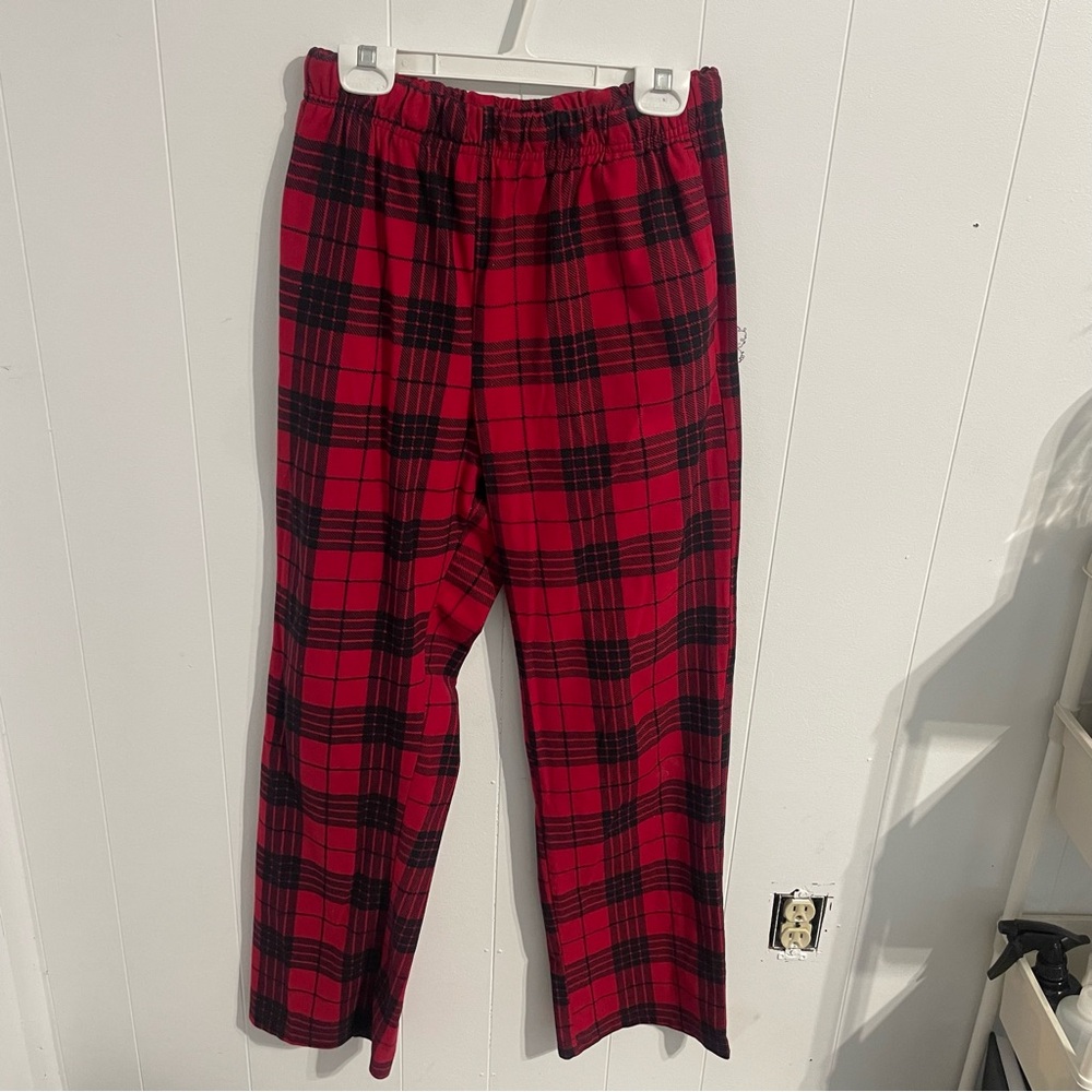 George Red and Black Plaid Pajama Pants